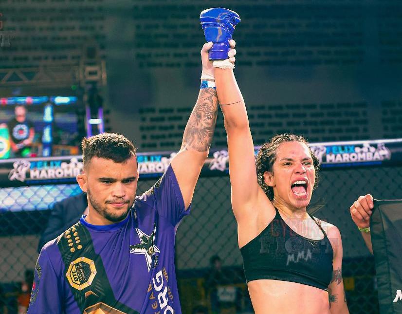 Nathy Silva atropela argentina em início avassalador e Cyborg Fight 2 tem noite de nocautes e finalizações